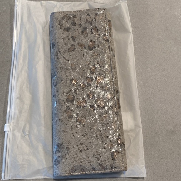 Sasha Convertible Crossbody Clutch Evening Bag Animal Print Metallic NWT Zara - Picture 2 of 12